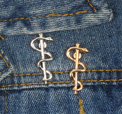 World Health Organization WHO Logo Brooch