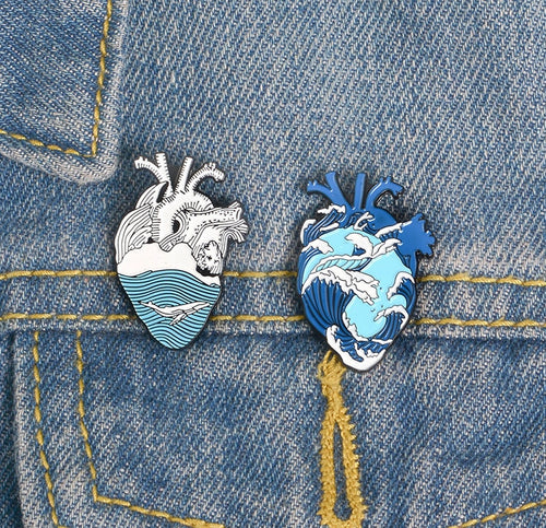 Ocean Wave Pin