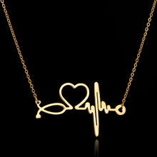 Load image into Gallery viewer, ECG Necklace