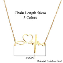 Load image into Gallery viewer, ECG Necklace