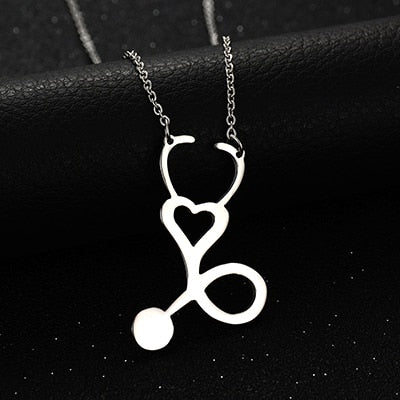Stethoscope necklace