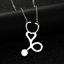 Load image into Gallery viewer, ECG Pendant Necklace