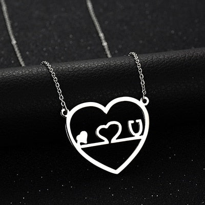Heart ECG Necklace