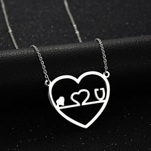 Load image into Gallery viewer, ECG Pendant Necklace