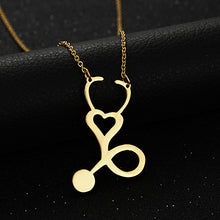 Load image into Gallery viewer, ECG Pendant Necklace