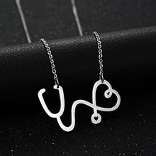 Load image into Gallery viewer, ECG Pendant Necklace