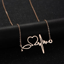 Load image into Gallery viewer, ECG Necklace