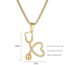 Load image into Gallery viewer, Stethoscope  Necklace