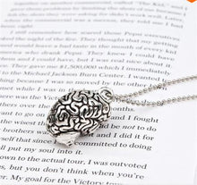 Load image into Gallery viewer, Brain Pendant Necklace