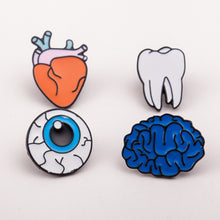 Load image into Gallery viewer, Cartoon Organ Pins