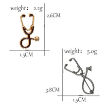 Load image into Gallery viewer, Colorful Stethoscope Brooches