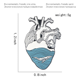 Ocean Wave Pin