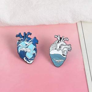 Ocean Wave Pin